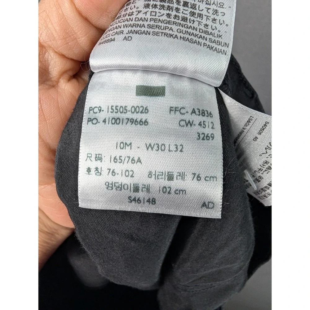 Levis 505 Straight Leg Jeans Womens 10M W30 L32 Black Denim
